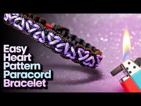 DIY Heart Paracord Bracelet - Perfect Gift Idea