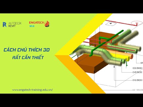 TIPS FOR REVIT MEP #16: CÁCH CHÚ THÍCH 3D - RẤT CẦN THIẾT