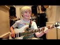 9 year old Alex plays 21 Guns by Green Day