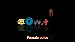Alphabet Lore Word Coward But In Different Voices