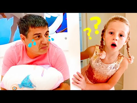 Nastya và một câu chuyện vui về cách bố lấy dằm ra