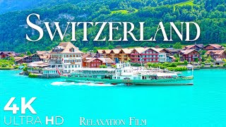 Switzerland 4K • Relaxation Film With Beautiful Piano Music • Relaxation Film 4K Ultra Hd