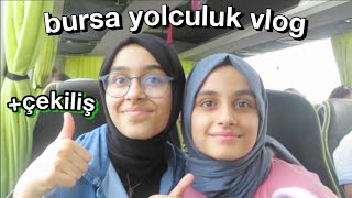 Bursa'ya Yolculuk Vlog 🌴 +ÇEKİLİŞ | Sister Trip | Kardeşimle Vlog | Zara Güçlü