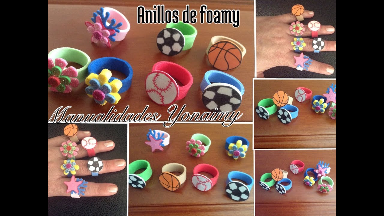 pulseras goma eva faciles