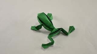 Origami jumping Frog by Toshikazu Kawasaki - Yakomoga Origami tutorial