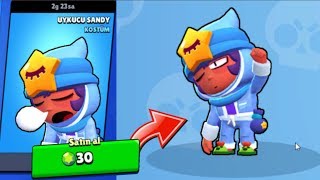 SADECE 13 TL ! UYKUCU SANDY ALDIM! Brawl Stars