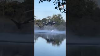 Helicopter Crashes Into Pond While Scooping Water For Wildfire