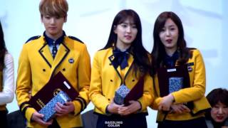 HD Fancam 170207 WJSN Eunseo, GF SinB, BTS Jungkook Interaction @ SOPA Graduation Stage YouTube