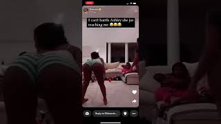 Ella Bands & Amarie Burgos Twerking