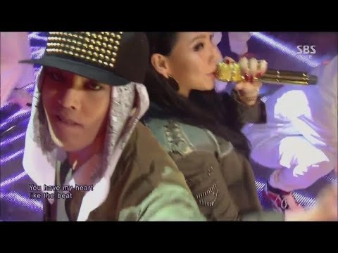 G-DRAGON_0929_SBS Inkigayo_R.O.D(Feat. CL) + ìë±íêČ_No.1 of the week