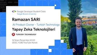 Online Kariyer Günleri - Ramazan SARI - AI Product Owner - Turkish Technology
