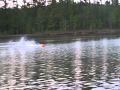 PI Hydro rc boat vs. 5.0L Mercruiser chase down Harris Lake