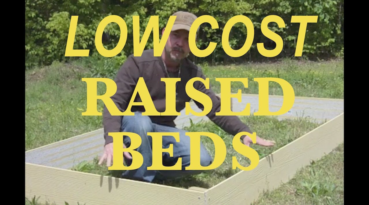 Seriously Cheap Raised beds - YouTube