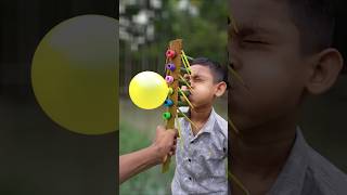 Creative Bamboo Balloon Toy 6 Balloons Diy Fun Experiment