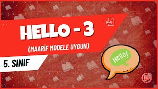 Hello - 3 5. Sınıf İngilizce Konu Anlatımı 2025-2026