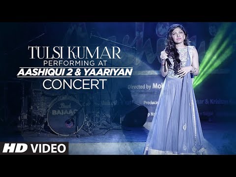 Tulsi Kumar performing at Aashiqui 2 and Yaariyan concert