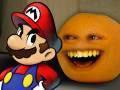 Youtube Thumbnail Annoying Orange - Super Mario