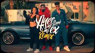 Khea, Natti Natasha, Prince Royce Ft. Lenny Santos - Ayer Me Llamó Mi Ex Remix