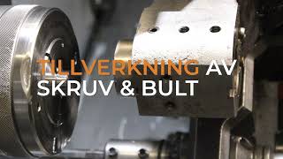 Tillverkning Av Skruv & Bult I En Cnc-Svarv