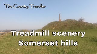 Treadmill Scenery - Walking the hills and paths around Montacute in Somerset #montacute