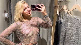 See-Through Try On Haul | Transparent Lingerie and Clothes | Try-On Haul At The 