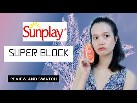 #Review và #Swatch Kem Chống Nắng Sunplay Super Block SPF 81 PA++++