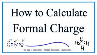 calculating formal charge from a lewis dot structure