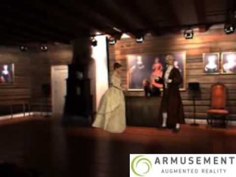 Augmented reality show at museum