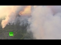 RAW: Massive fire in Chernobyl exclusion zone around nuclear plant