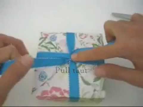 how to tie a ribbon how to tie a ribbon