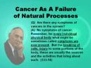 Cancer Report - Edgar Cayce Health Readings