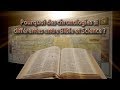 Pourquoi des chronologies si différentes entre la Bible et la Science ? Pourquoi des chronologies si différentes entre la Bible et la Science ?