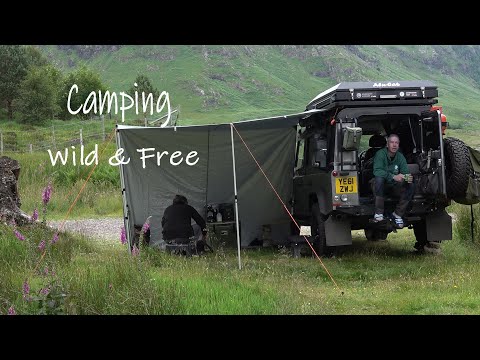Wild Camping 4x4 Camper Roadtrip Scotland