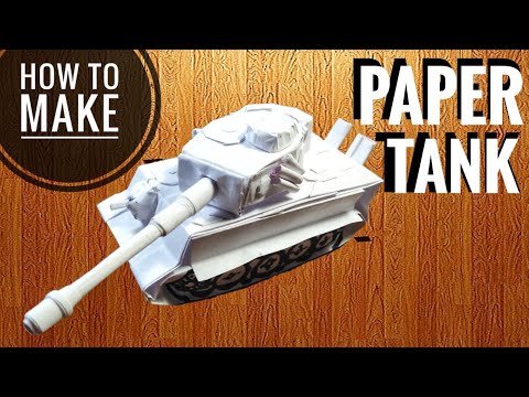How to make a Paper Tank