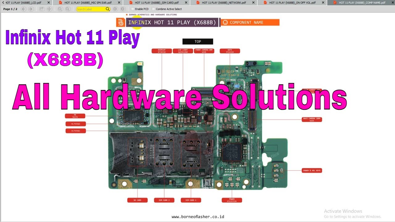 Infinix Hot 11 Play (X688B) All Hardware Solutions | Infinix Hot 11 Play (X688B) All Hardware Solutions |