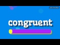 CONGRUENT - HOW TO SAY CONGRUENT? #congruent