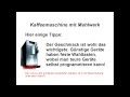 Kaffeemaschine mit Mahlwerk