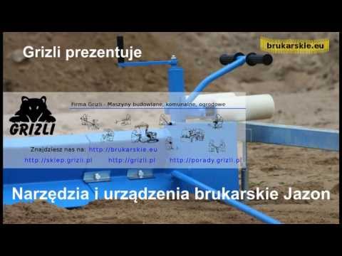 Jazon łata profilująca ręczna - Grizli prezentuje - narzędzia dla brukarzy