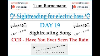 30 Days Basic Sightreading Course - Day 19 (Ccr - Have You Ever Seen The Rain)