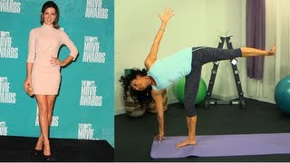 Kate Beckinsale Y Legs Workout, Yoga Poses, Get The Bod