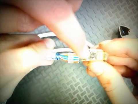 Krimpen | LAN-Kabel selber erstellen | Deutsch - YouTube