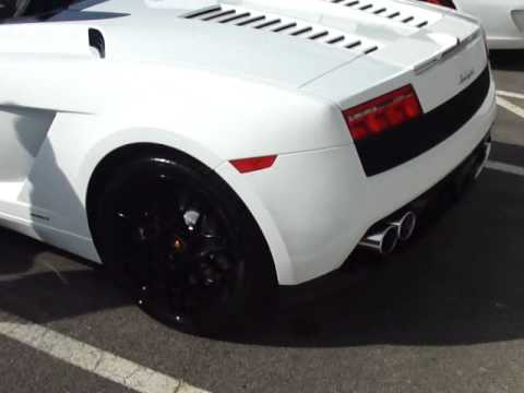 Lamborghini Gallardo LP5604 LOUD start and light revs