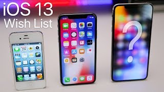 iOS 13 Wishlist