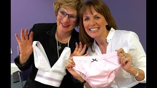 A brief (and bra!) chat with Hinda Miller and Carol Smillie