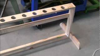 WOODWORKING PROJECTS SE1 EP8 ,FISHING ROD RACK .VERSION 2 05:13