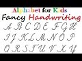 Fancy Letters Handwriting - Alphabet in colours for kids - DIY Crafts Tutorials - Giulia's Art