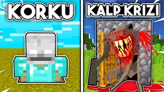 Minecraft’ta %100 KORKUDAN YERİNİZDEN ZIPLATACAK YAPI HİLELERİNİ TEST EDİYORUZ!