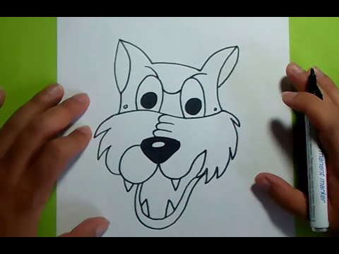 Como dibujar un lobo paso a paso 5 