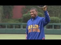 Buckets Blakes tricks the Phillie Phanatic with a Fake First Pitch