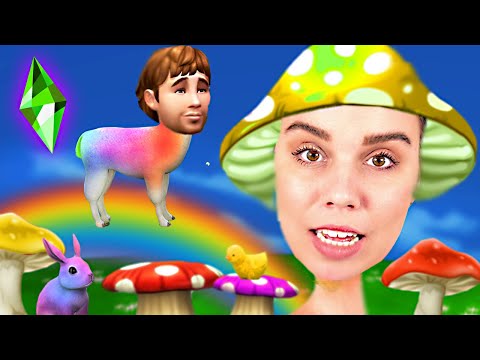 I regret taking mushrooms from a sim - The Sims 4 Cottage Cheese (part 4)
